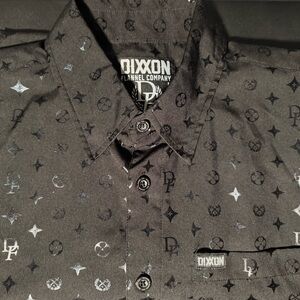 Dixxon “Bougie” Black Patterned Men's Shirt
